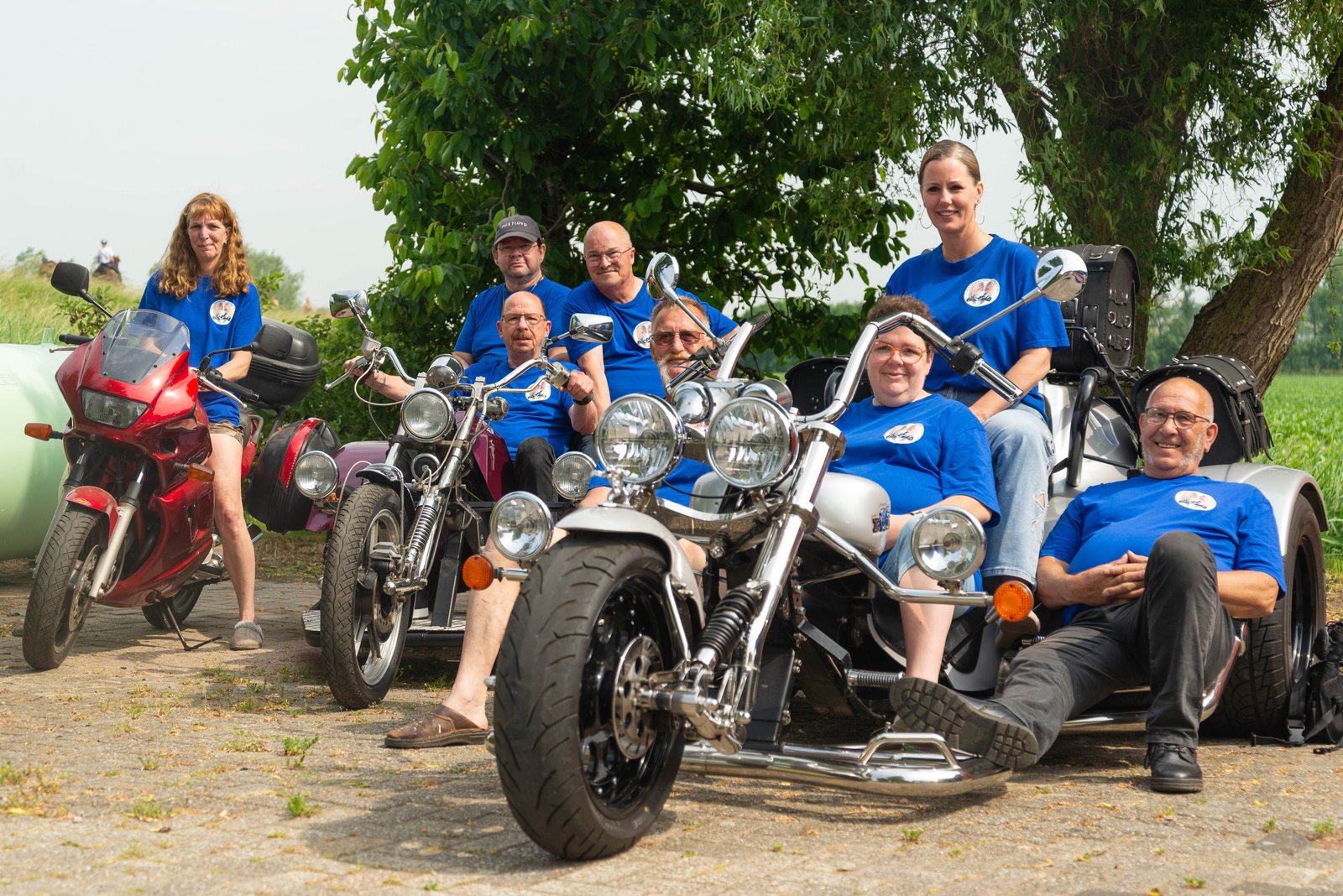 Groepsfoto van het Guardian Angels 4 Kids team